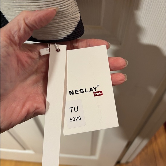 Neslay Black and Cream Polka Dot Accordion Material Jacket from Paris - Picture 3 of 11